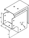 Coude 90° accès extérieur